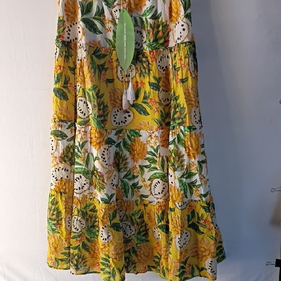 FARM Rio Yellow Floral Maxi Skirt - Picture 2 of 10